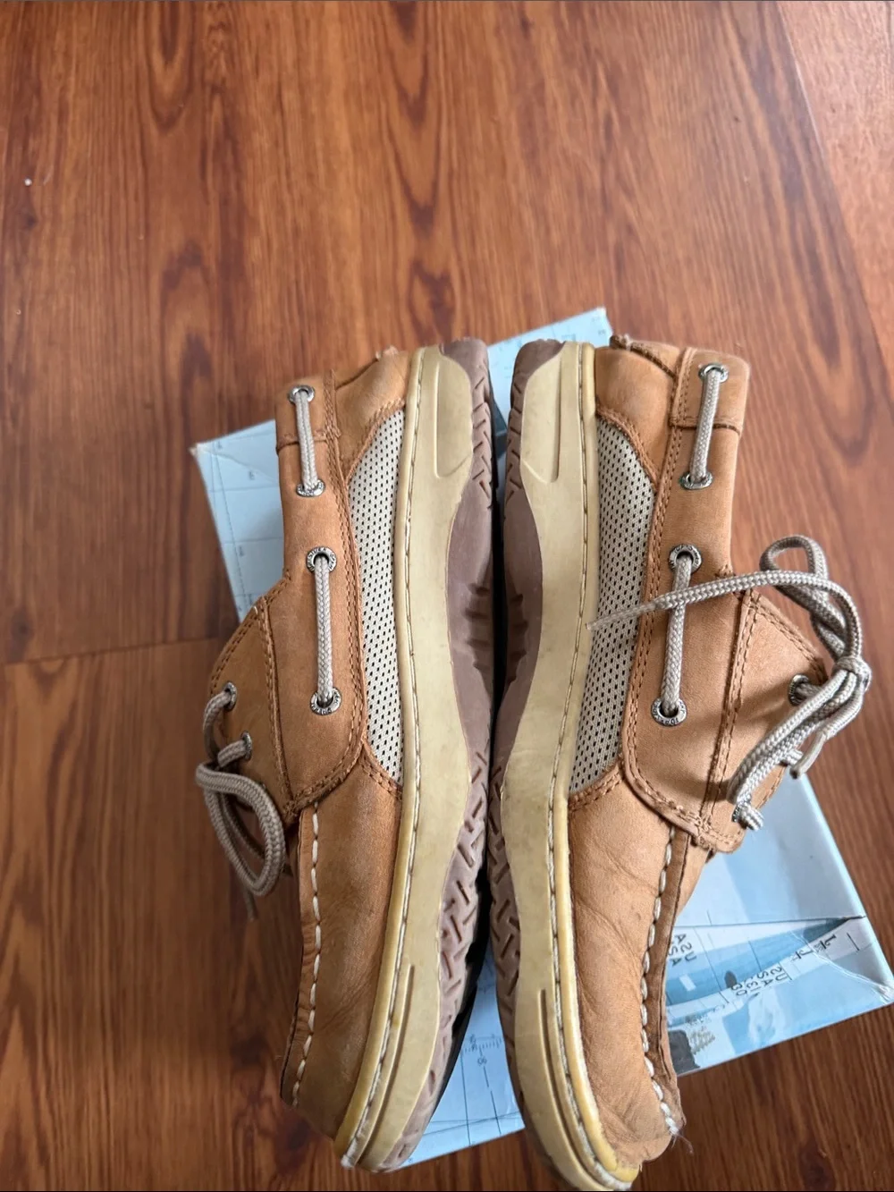 Sperry Bluefish LC Chocolate Boys Moccasins - Chocolate Brown